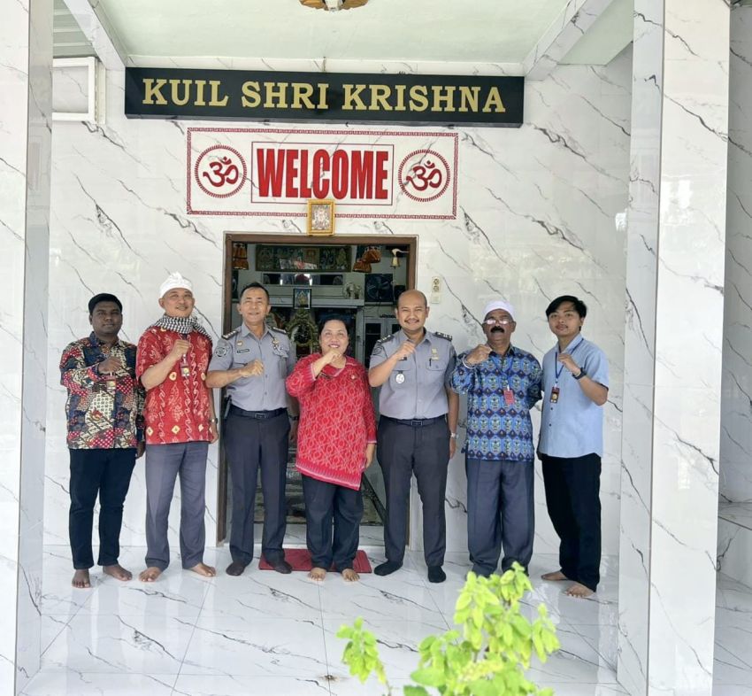 Pembimas Hindu Beri Pembinaan Spiritualitas di Lapas Kelas 1 Medan