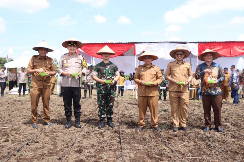 Polres Binjai Dukung Program Ketahanan Pangan