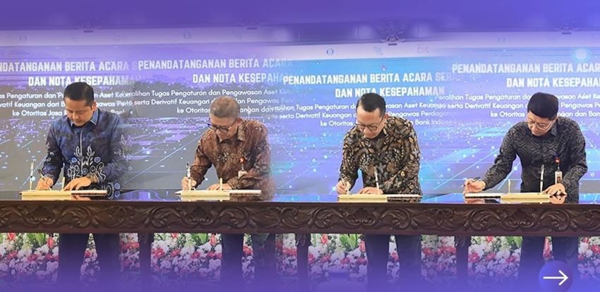 Bappebti Kemendag Alihkan Tugas Pengaturan dan Pengawasan Aset Keuangan Digital Termasuk Aset Kripto dan Derivatif Keuangan kepada OJK dan BI