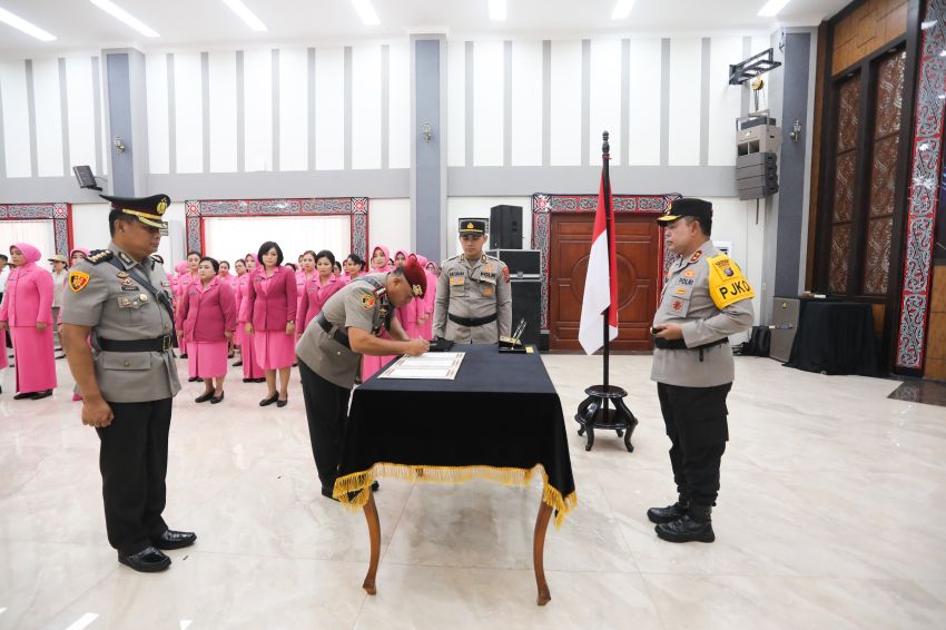 Dirreskrimsus dan Dirpolairud Poldasu Sertijab