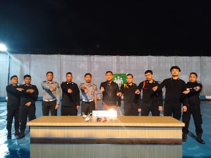 Antisipasi Gangguan Kamtib, Lapas Narkotika Klas IIA P.Siantar Razia Kamar Hunian