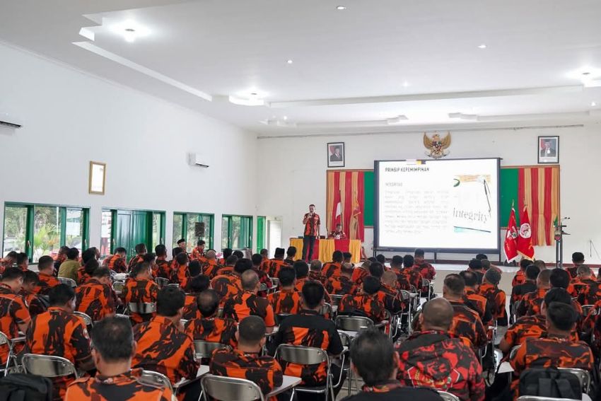 Sukses, Diklat Kaderisasi Pemuda Pancasila Sumut, Dr H Musa Rajekshah Beri Materi di Batalyon Kavaleri 6/Naga Karimata