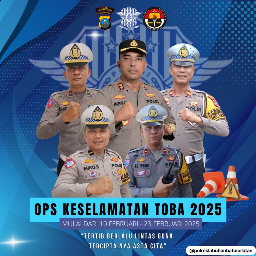 Hari kedua Operasi Keselamatan Toba 2025,  Polres Labusel Kedepankan Tindakan Preventif dan Edukatif