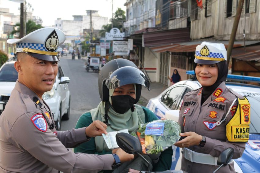 Satlantas Polres Asahan Gelar Ops Keselamatan Toba tahun 2025