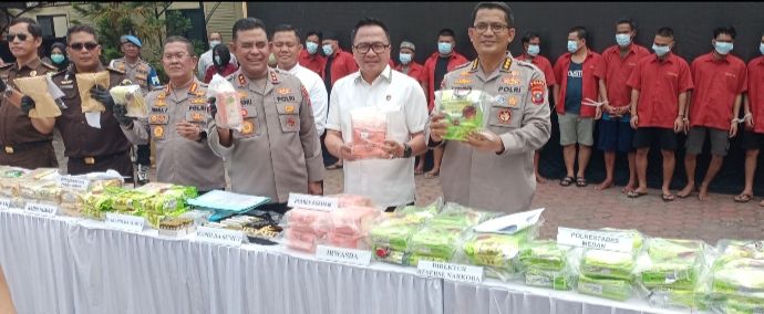 Kapolda Sumut Terus  Gelorakan Narkoba Kejahatan Luar Biasa Tidak Ada Kompromi