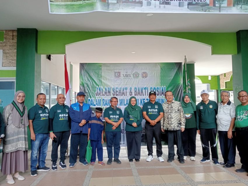 Jalan Sehat dan Baksos Digelar KAHMI Medan Berlangsung Semarak