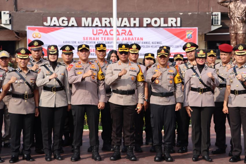 Sejumlah PJU jajaran Polrestabes Medan Resmi Menjabat, KBP Gidion: Pejabat Baru Semangat Baru!