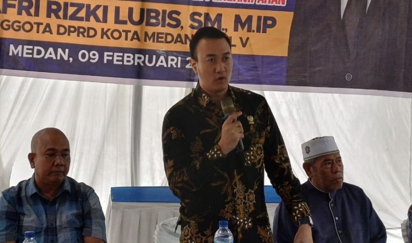 Rizki Lubis Ajak Warga Medan Johor Bayar Retribusi Sampah Tepat Waktu