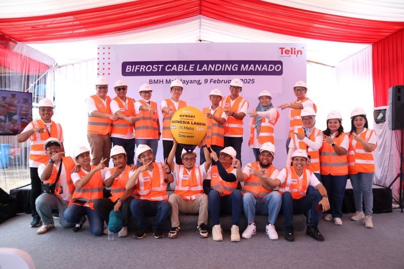 Telin Perlebar Gerbang Digital Indonesia : Kabel Bifrost Mendarat di Manado