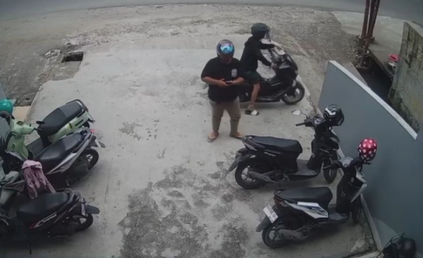 Kasus Curanmor Terekam CCTV Beraksi 100 Meter dari Polsek Medan Tembung Tak Kunjung Terungkap