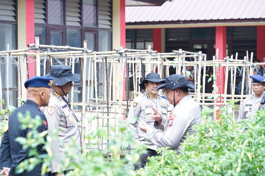 Kapolda Sumut Tinjau Ketahanan Pangan di Mako Brimob