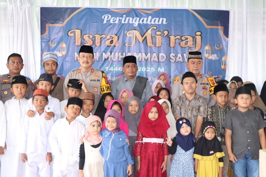 Peringatan Isra Mi'raj Nabi Muhammad SAW 1446 H/2025 M di Polres Binjai