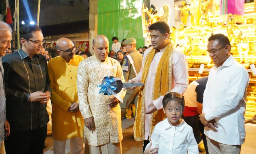 Bobby Nasution Wujudkan Kolaborasi Bangun Hindu Center