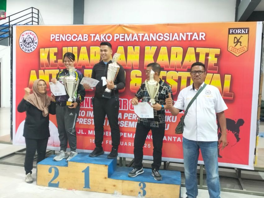 Kejuaraan Karate Antar Dojo & Festival Perguruan Tako Indonesia Kota P.Siantar Resmi Ditutup