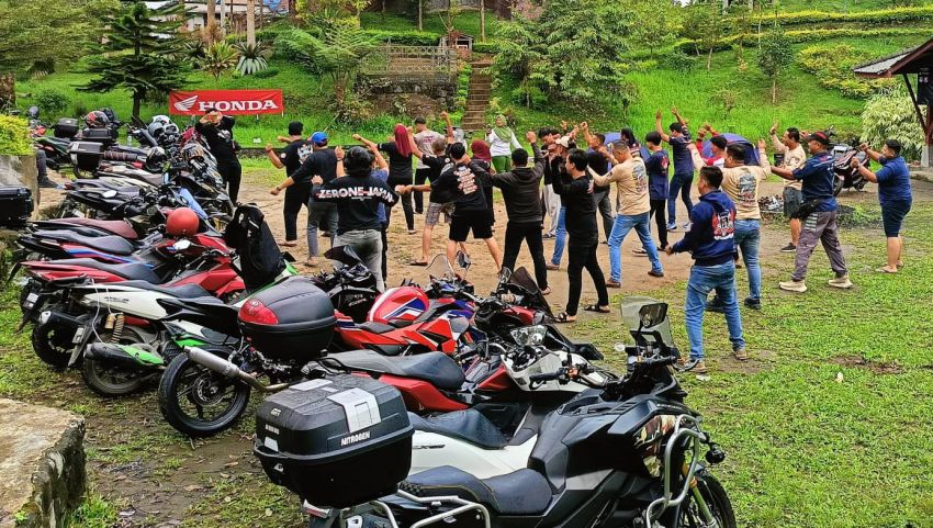 Perkuat Kontribusi Untuk Negeri, Komunitas Semangat Ikuti Honda Bikers Motour Camp