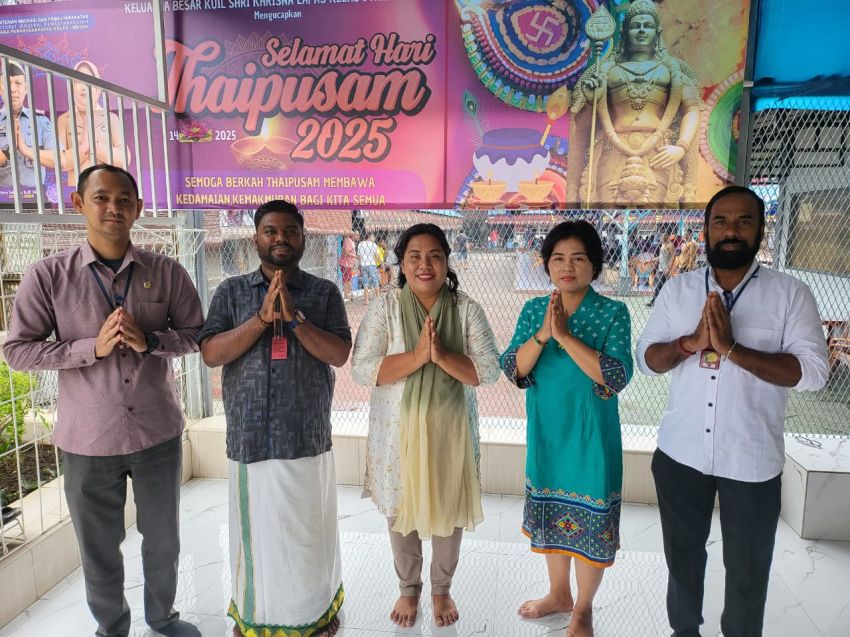 Bimas Hindu Kanwil Kemenagsu Gelar Maha Puja Thaipusam 2025 di Lapas Kelas 1 Medan