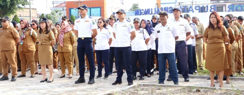 Apel Gabungan,  Anton Achmad Saragih Ajak ASN Bahu Membahu Membangun Simalungun