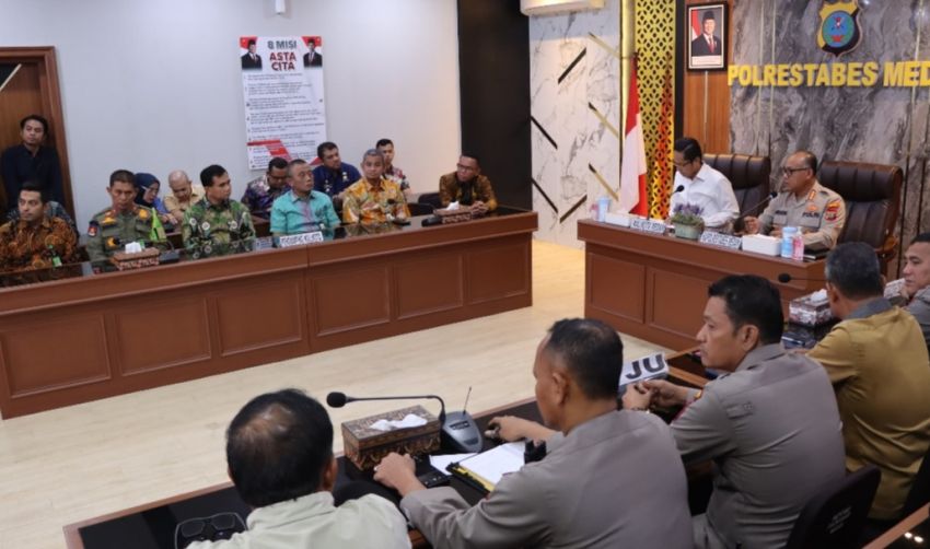 Wali Kota dan Kapolrestabes Bahas Situasi Kamtibmas Kota Medan