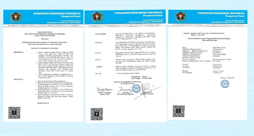 Kepengurusan PWI Jabar Diketuai Hilman Hidayat Dibekukan!, Ketum Hendry Ch Bangun Tunjuk Danang Donoroso Sebagai Plt Ketua Cabang Jawa Barat
