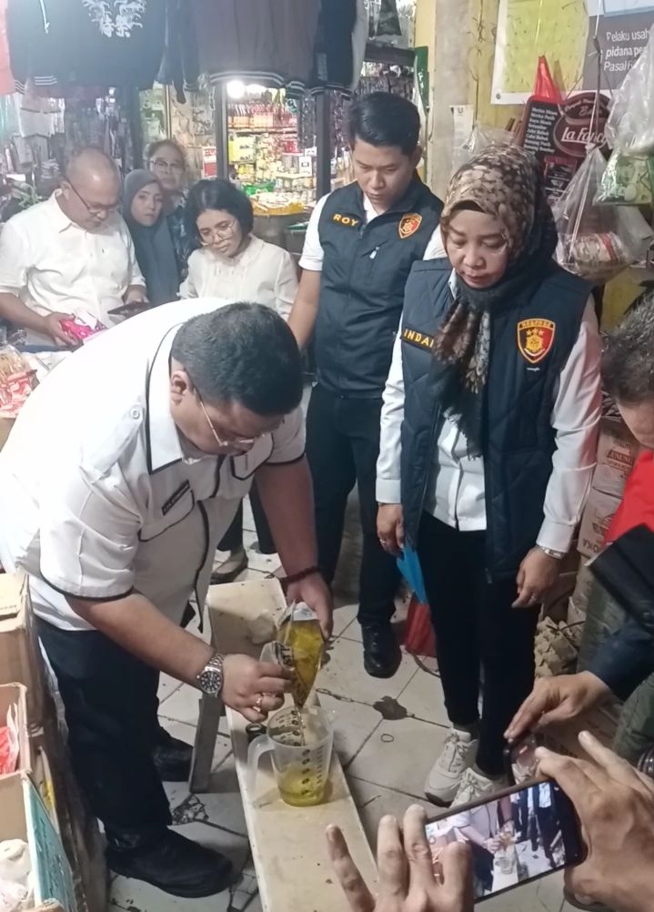 Tim Satgas Pangan Polda Sumut Sidak Pasar, Tidak Temukan Permainan Takaran MinyaKita