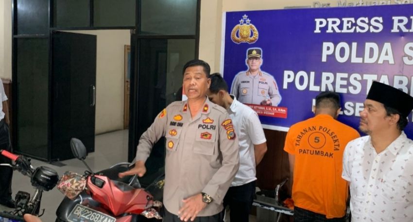 Polsek Patumbak Tembak Pencuri Sepeda Motor, Dua Pelaku Lagi Cicing