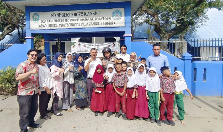 Pak Bhabin Hadir Perdana di Sumut, Warga Antusias Sambut Konten Edukasi Tertib Berlalu Lintas