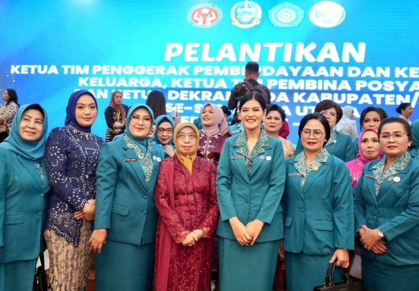 Ny. Nurhayati Amir Hamzah Resmi Dilantik sebagai Ketua TP PKK Binjai 2025-2030