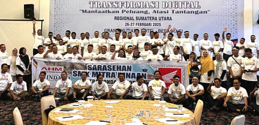 Perkuat Sinergi, Honda Sarasehan SMK Mitra Binaan AHM Regional Sumut 2025