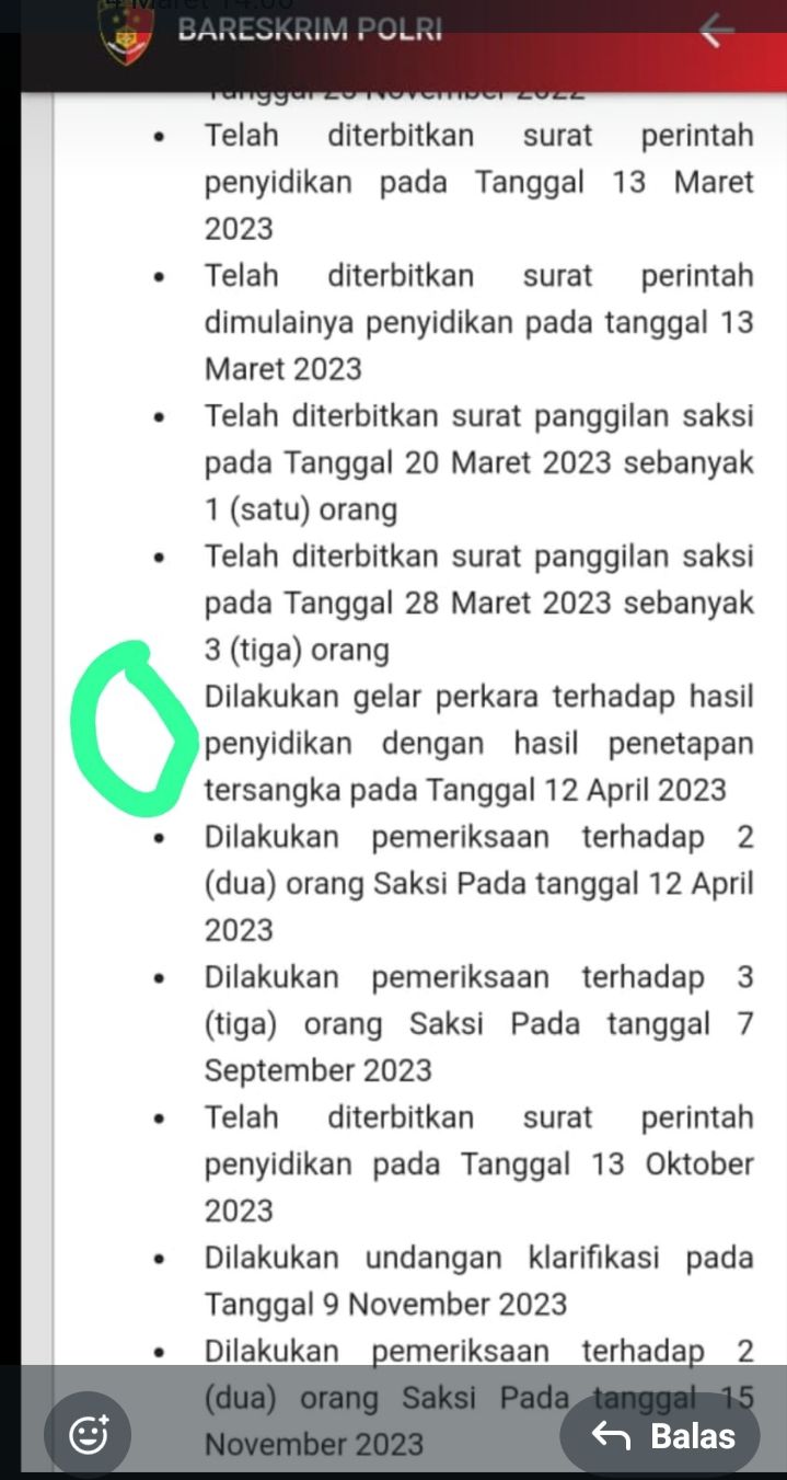 Aneh...Polda Sumut Bantah Webside Bareskrim Polri Mengatakan Susanto Lian Tersangka