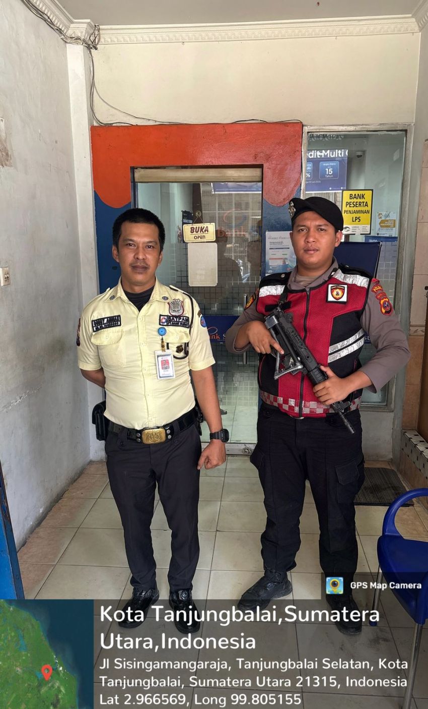 Polres Tanjung Balai Hadirkan Personel di Setiap Bank