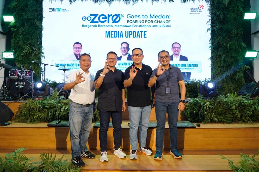 Perkuat Penerapan ESG di Telkom Regional 1 Lewat GoZero% Goes to Medan