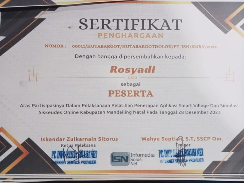 Proyek Smart Village Di Kab Madina Diduga Berbau Korupsi, Segera Dilapor ke KPK
