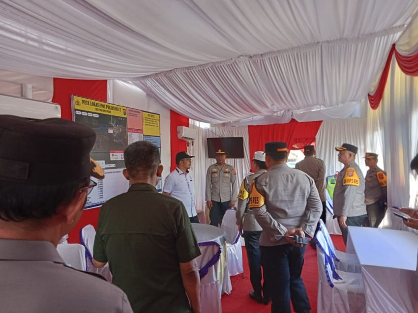 Tim Kompolnas RI Lakukan Pengecekan Pos PAM dan Pos Yan di Wilkum Polres Batu Bara