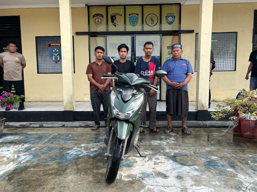Polsek Labuhan Ruku Tangkap Lima Pemuda Pelaku Curanmor