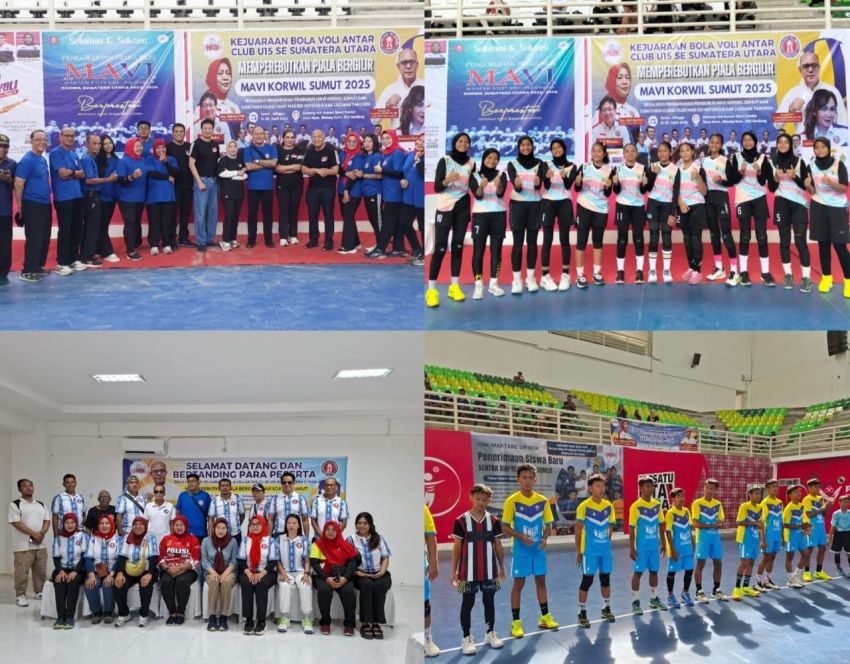 Semarak Final Kejuaraan Voli Antar Club U15 MAVI Sumut 2025 Momentum Kebangkitan Bakat Muda Bola Voli Sumatera Utara 