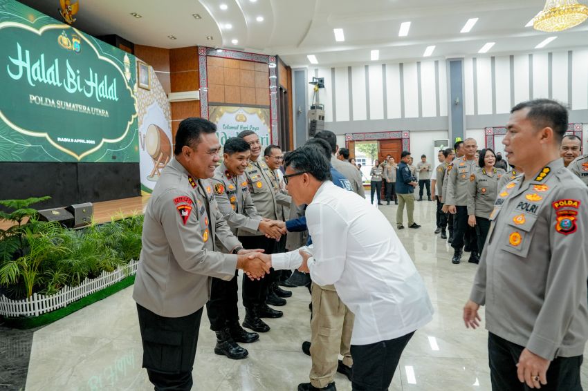 Halal Bihalal Polda Sumut Pererat Hubungan Antar Personel