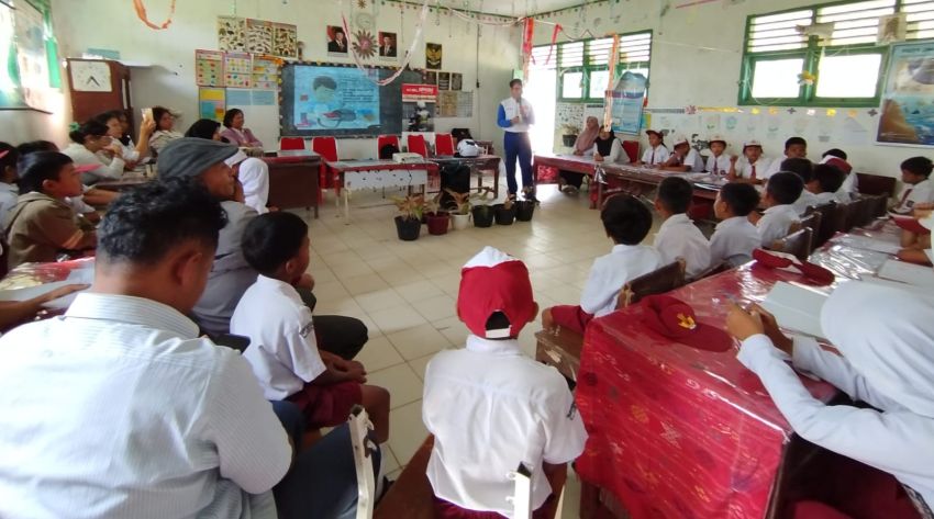 Lahirkan Generasi Cari Aman, Honda Edukasi Pelajar SD di Dairi