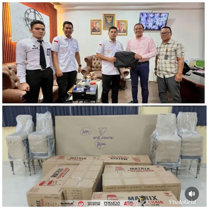Kalapas Apresiasi BRI Cabang Tebing Tinggi Dukung Pendidikan Warga Binaan