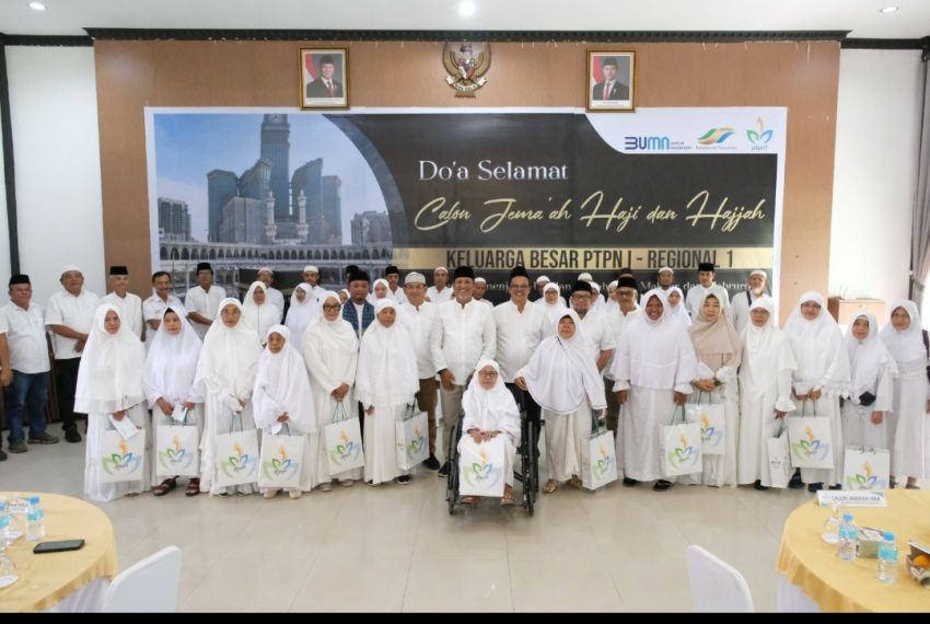 PTPN1 Regional 1 Gelar Pelepasan dan Doa Selamat Calhaj