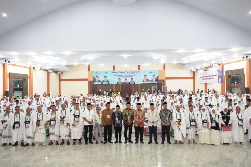 7.270 Jemaah Calhaj Embarkasi Medan Sudah Diberangkatkan ke Tanah Suci