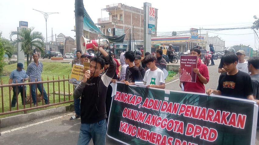 Demo di Mapoldasu Dugaan Pemerasan Anggota DPRD Medan, Polda Sumut : Pasti Ditindaklanjuti