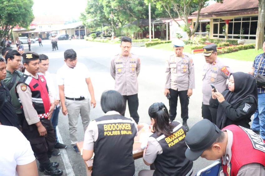 Kapolres Binjai Tindak Tegas Pelaku Narkoba