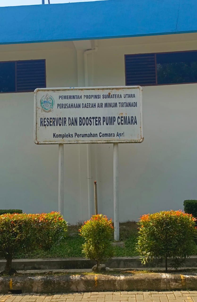 Pencucian Reservoir Booster Pump Cemara Perumda Tirtanadi