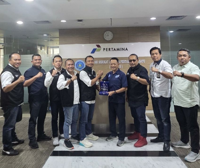 Serikat Pekerja Pelabuhan Indonesia Bersatu dan Federasi Serikat Pekerja Pertamina Bersatu Jalin Silaturahmi Bahas Isu Strategis