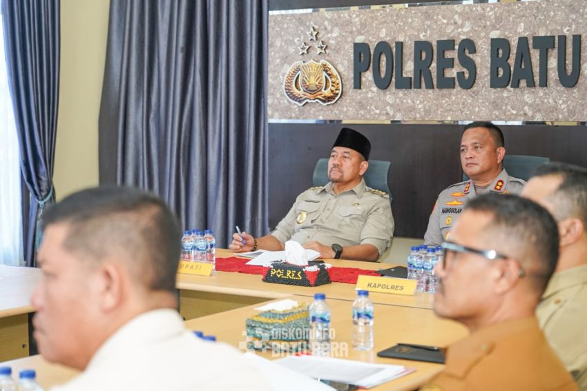 Cegah Penyalahgunaan Narkoba, Bupati dan Kapolres Batu Bara Ikuti Webinar Diseminasi Kebijakan Pemberantasan Narkoba