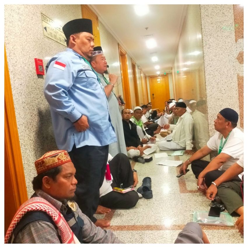 Petugas Kloter 09 KNO Antisipasi Penurunan Daya Fisik Jemaah Haji