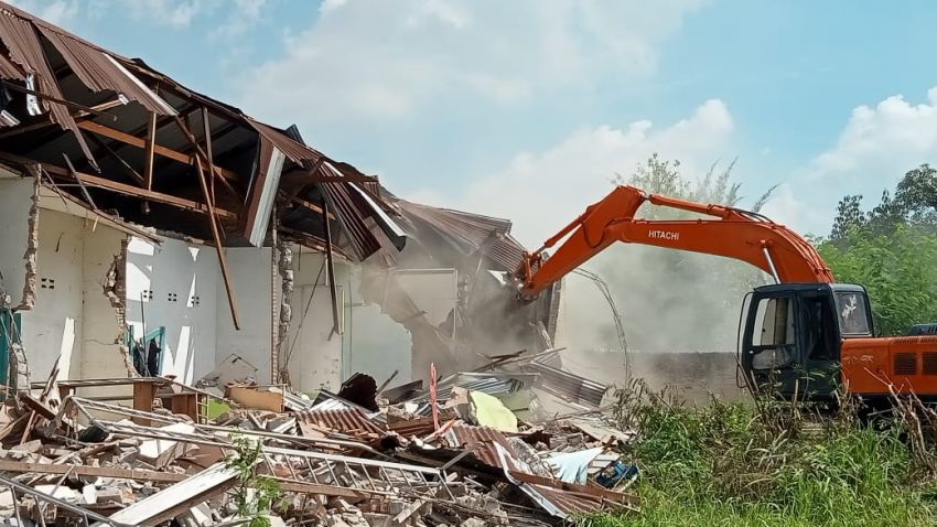 Sempat Mendapat Perlawanan, Bangunan di Atas Lahan 11,4 Ha Medan Estate Dieksekusi