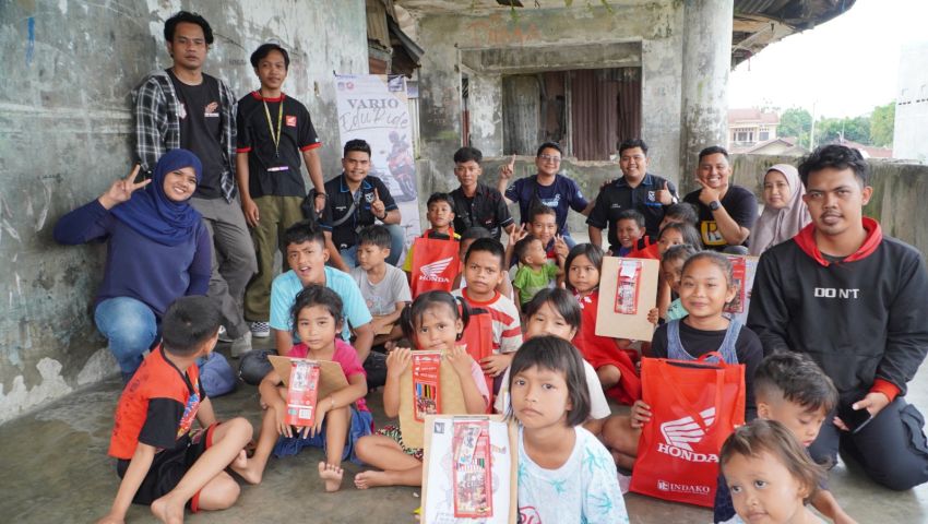 Vario Eduride, Kontribusi Nyata Biker Honda Pendidikan Anak Kurang Mampu