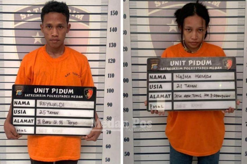 Tampang Abang-Adik Kandung Buang Jasad Bayi Hasil Inses di Medan, Terungkap Pacaran Sejak 2022