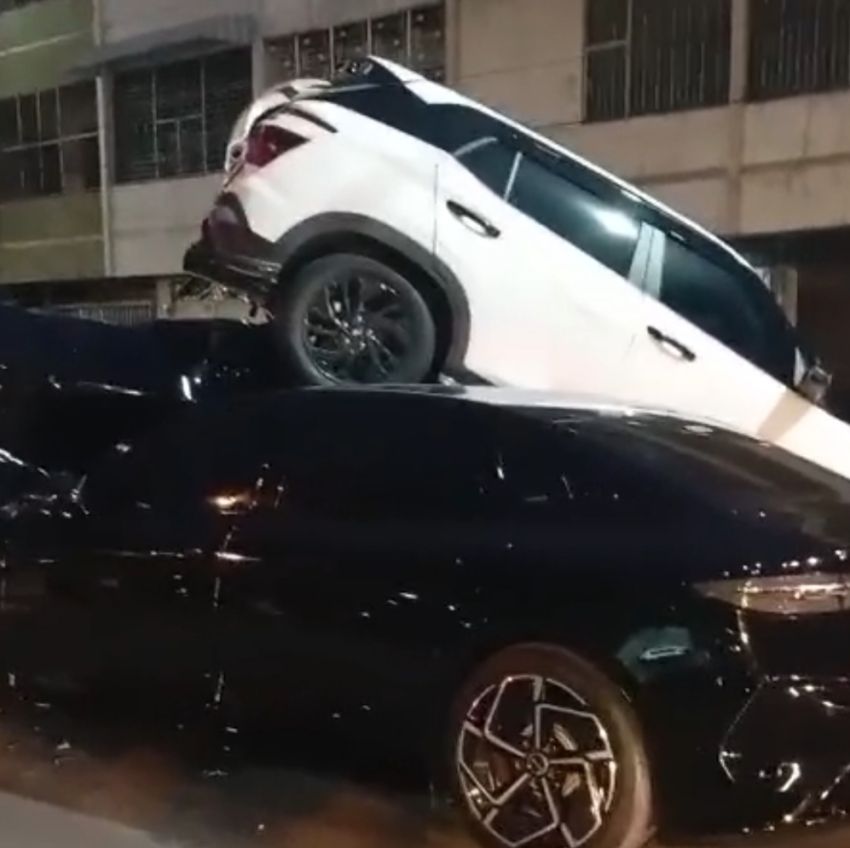 10 Kendaraan Tabrakan Beruntun di Jalan HM Yamin, Tak ada Korban Jiwa